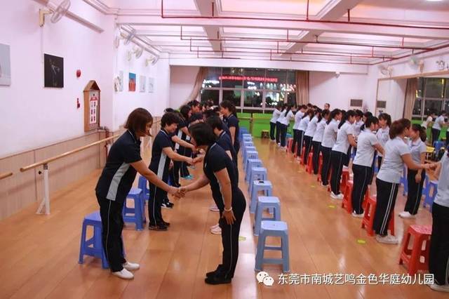 美丽的心灵之旅—艺鸣金色华庭幼儿园礼仪考核培训