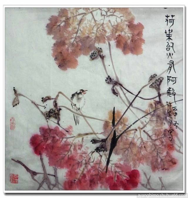河北省美术家协会会员许晨阳国画作品欣赏