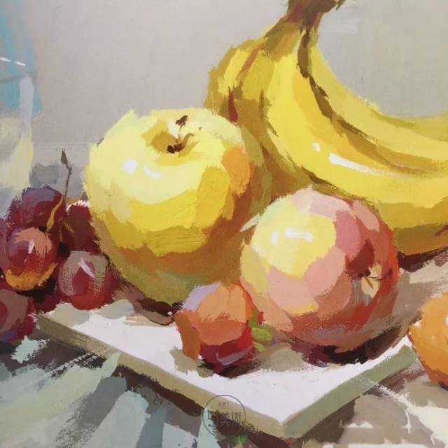 【教程】距离联考不到100天了,色彩水果单体你会画了吗?