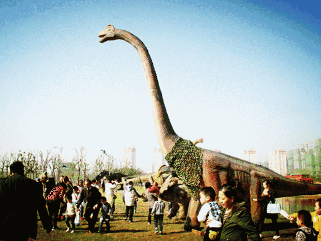 紧急告知!2017武汉巨型奇幻恐龙展倒计时1天,侏罗纪大门即将开启!