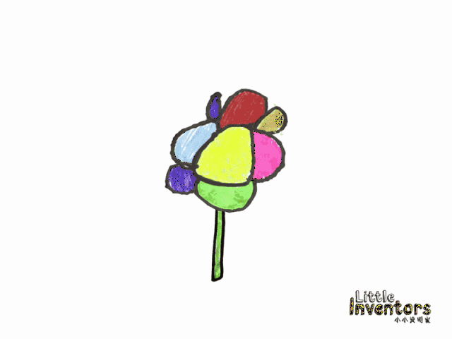 这位年仅四岁的小朋友 发明了一个不粘手而且防蛀牙的刷牙棒棒糖