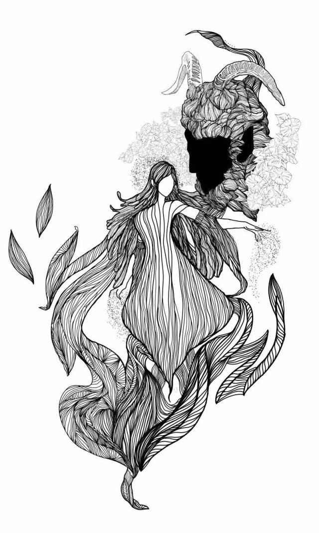 为了你我可以忘记我《十二星座插画故事系列 · 摩羯座》