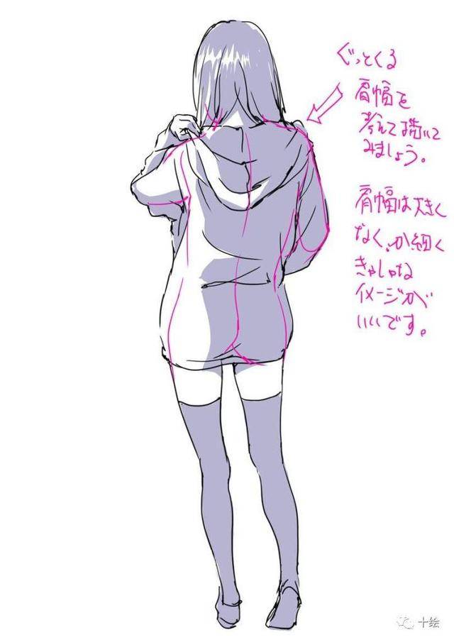 女孩子七种站姿的画法参考,这样的姿势你一定用得上!