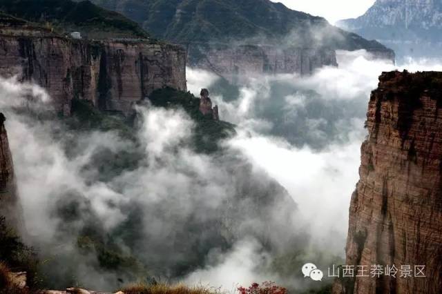 十一黄金周王莽岭景区壮观云海靓太行!