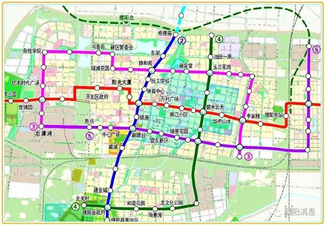 濮阳或建城市轨道交通,拟规划2条铁轨通到咱濮阳县(图