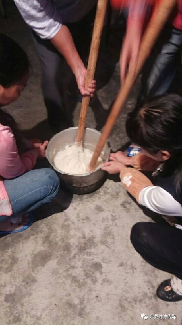 【中秋月团圆】重庆忠县家乡习俗 打糍粑