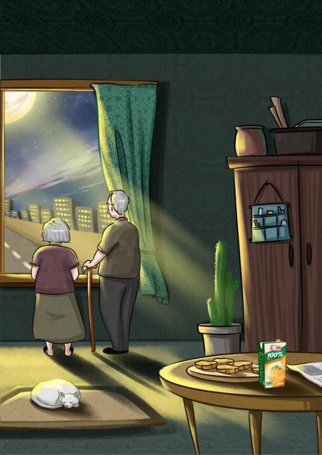 秋空,明月照;中秋,回家路