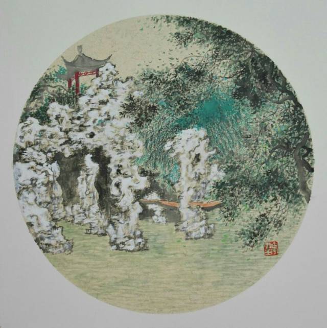 心中若有景,笔下留分情—扬州李金宇虎跳峡之山水画