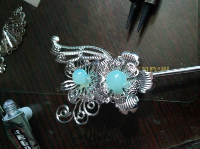 手工发簪教程:寒玉簪秋水,轻纱卷碧烟