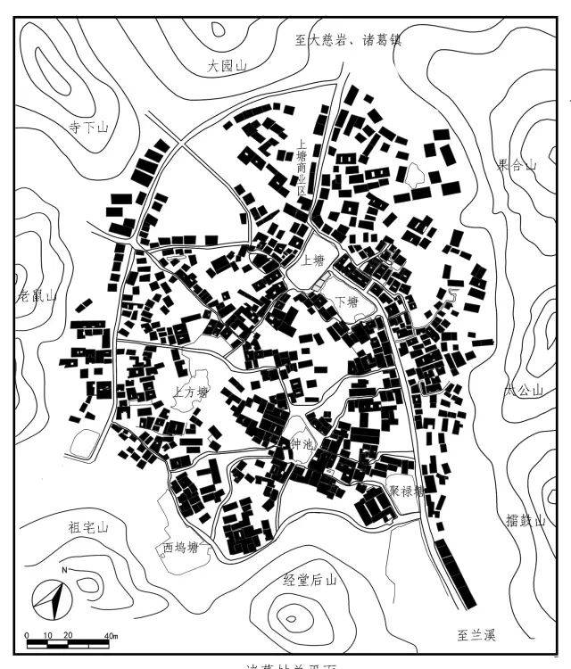 诸葛村图底分析图 绘制:廖静莹 张昕