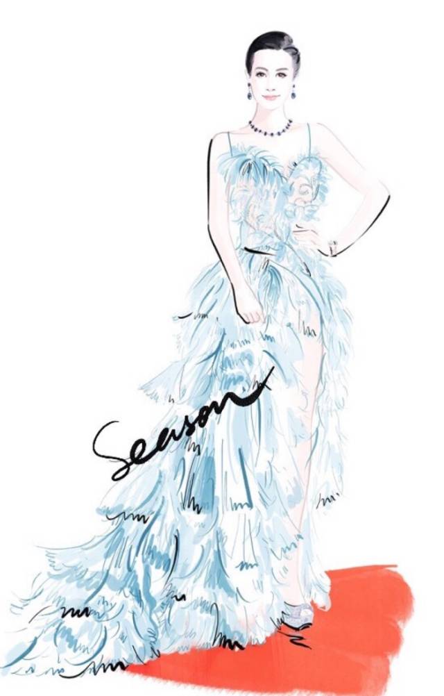 服装面料讲解 |如何在时装画中表现面料质感?