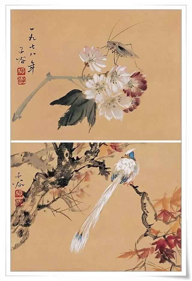 柳子谷花鸟画作品欣赏上