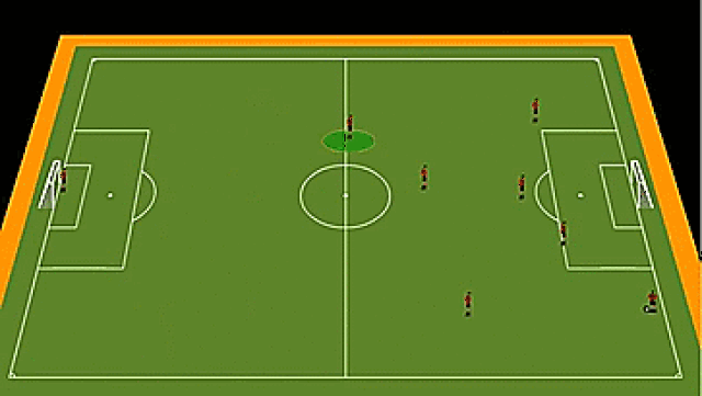 足球战术之八人制3-3-1阵型解析