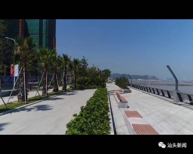 《空中看汕头》南滨路与潮博中心
