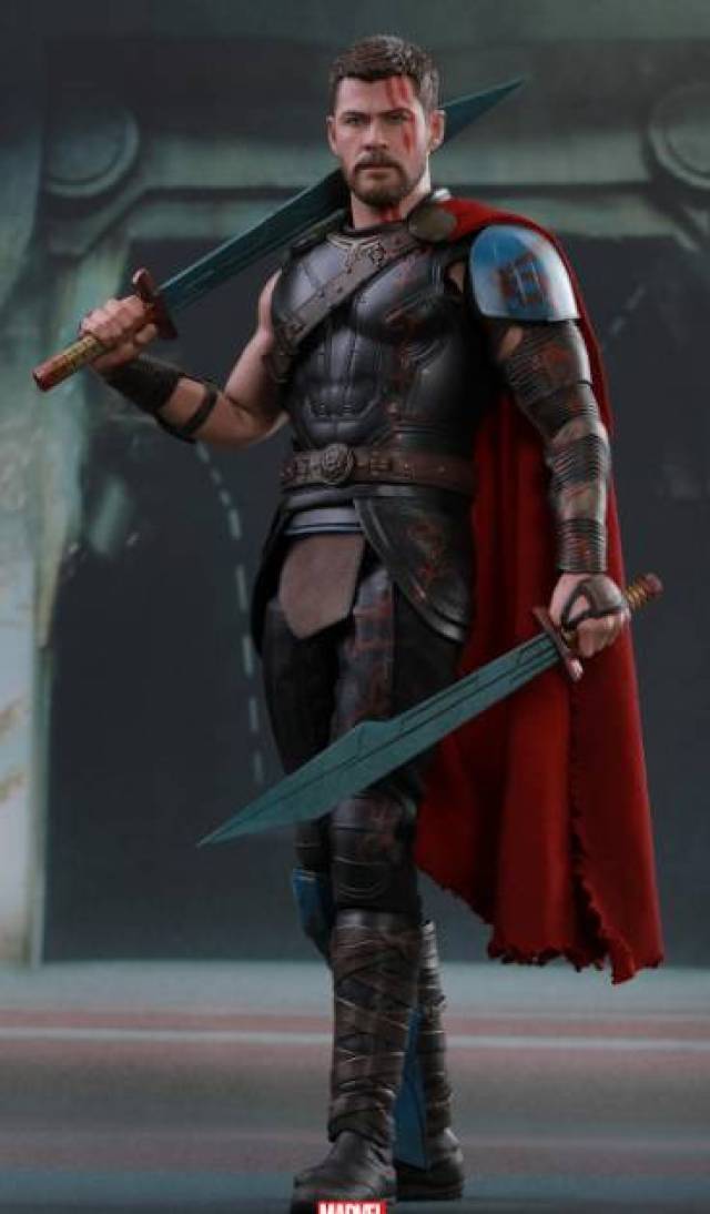 hottoys推出《雷神3》角斗士雷神人偶 锤哥头雕短发造型帅气 配全套