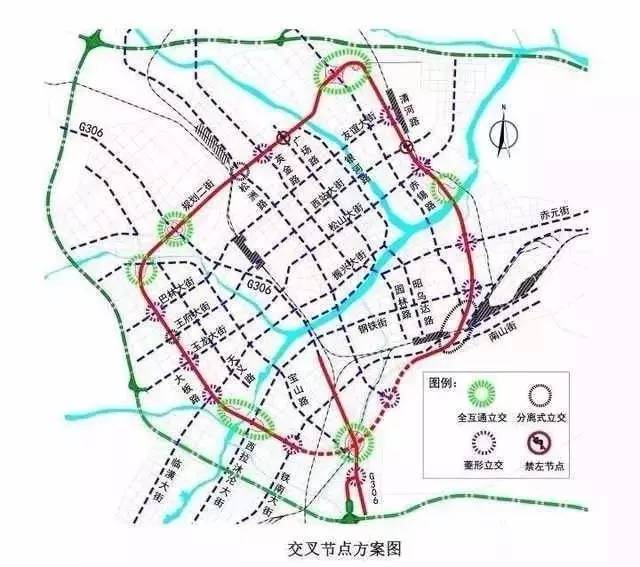 轻轨:1号线(北洼六路站—赤峰火车站)线路长度13.949km,设车站13 座.