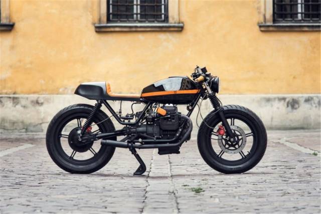 重塑经典:moto guzzi v65 cafe racer