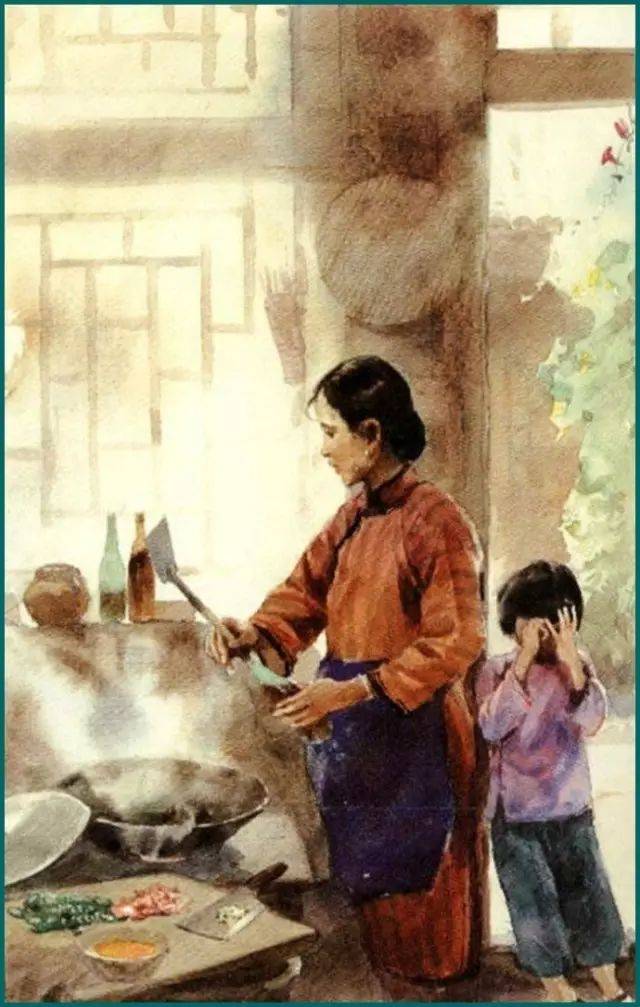林海音城南旧事水彩画
