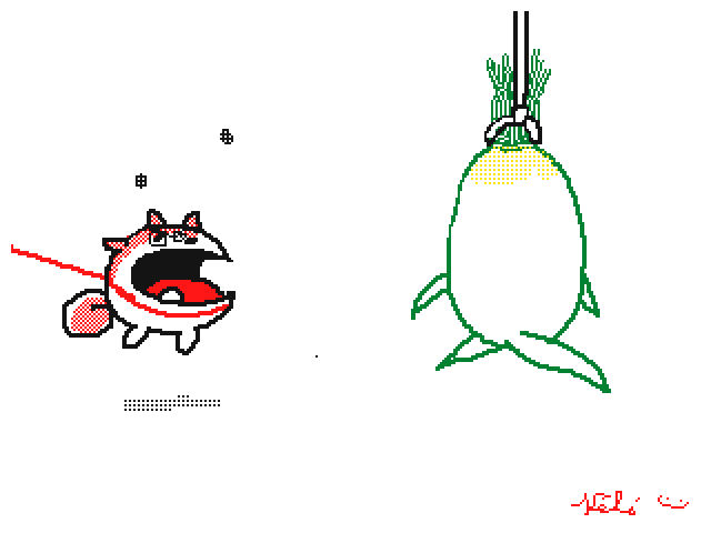 他干脆用dsi游戏机里自带的 flipnote studio(便携笔记)软件
