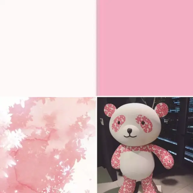 angelababy白嫩的皮肤加上甜美的脸庞,穿起樱花粉色礼服,仙气十足.