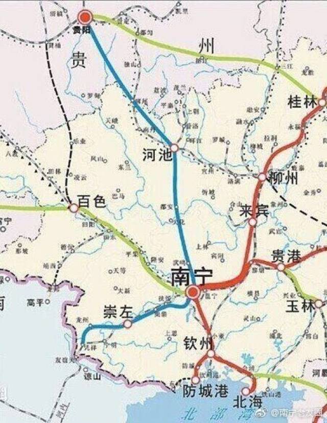 武鸣,马山,都安,金城江终于要有高铁啦!以后南宁去贵阳只要2小时!