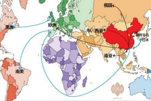 中国茶叶是怎么传到世界各地的?