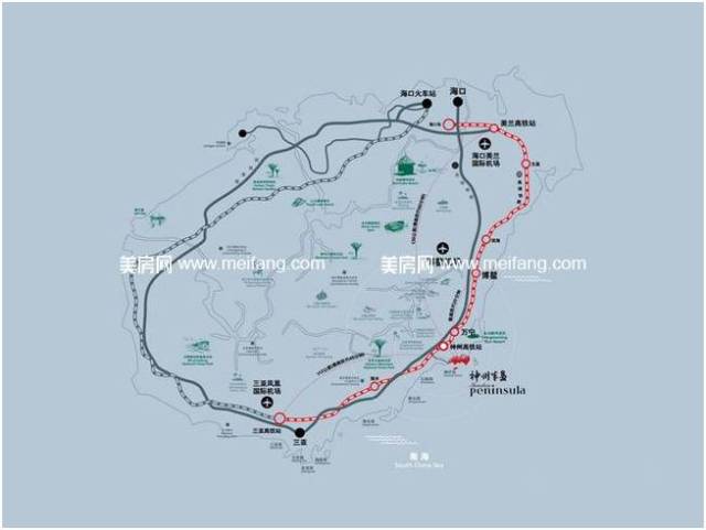万宁中海神州半岛:带您体验低密岛居天堂