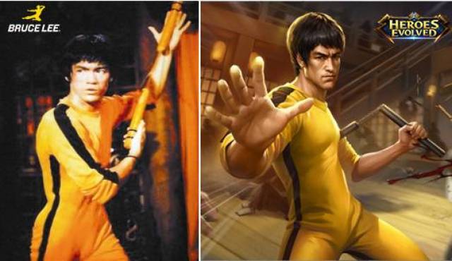 是的,这就是上个世纪的传奇巨星李小龙(bruce lee)给我们留下的经典