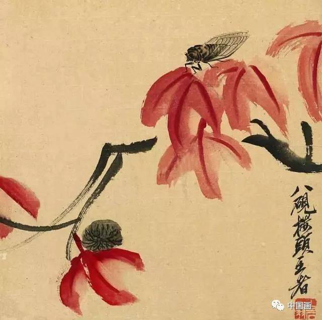 齐白石笔下的秋声秋色图,此处无声胜有声!