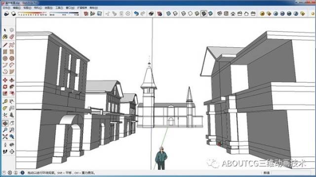 透视在实际场景案例中的应用技巧以及三维软件