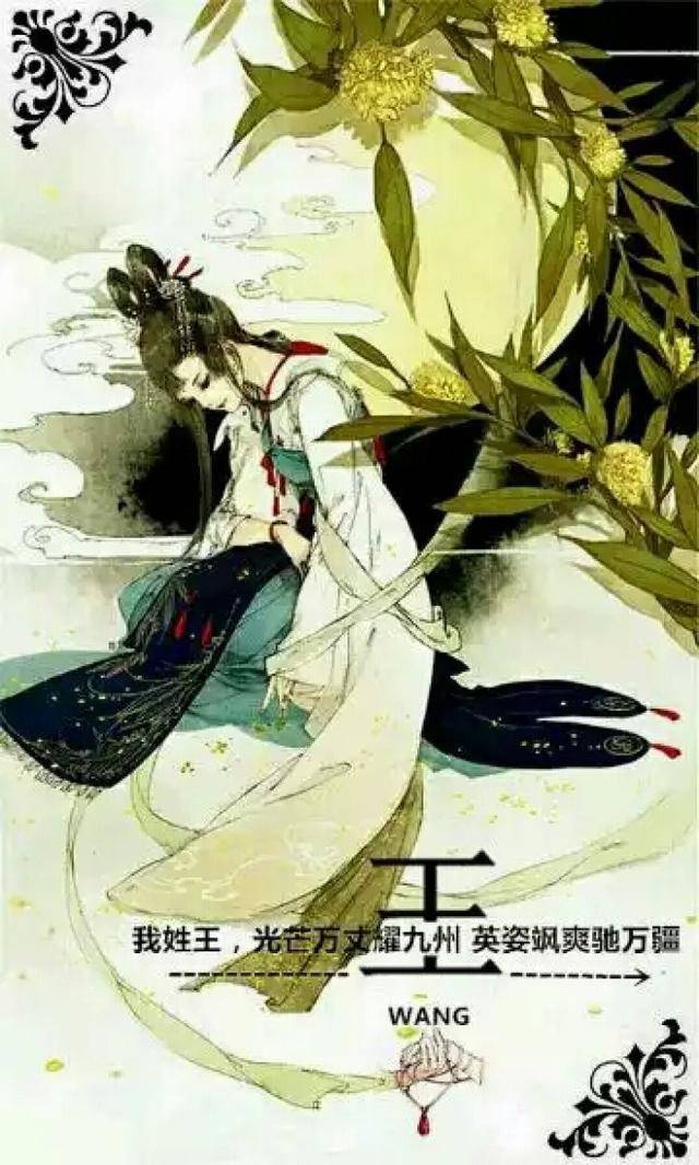 古风百家姓:手机壁纸