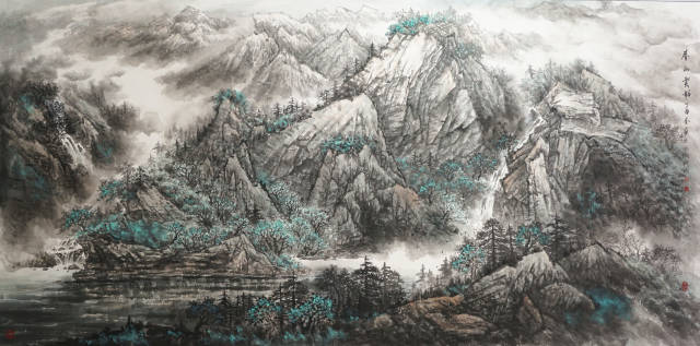 白丽琼 出生于1963年,内蒙古乌兰察布市人。师恩钊工作室画家,曾拜著名山水画家魏泉深先生为师学习山水画。1984年在乌兰察布市职业技术学校学习绘画。2016年在荣宝斋著名画家马海方国画培训班学习并圆满结业。2017年进修于中国人民大学艺术学院师恩钊北派山水工作室研修班。