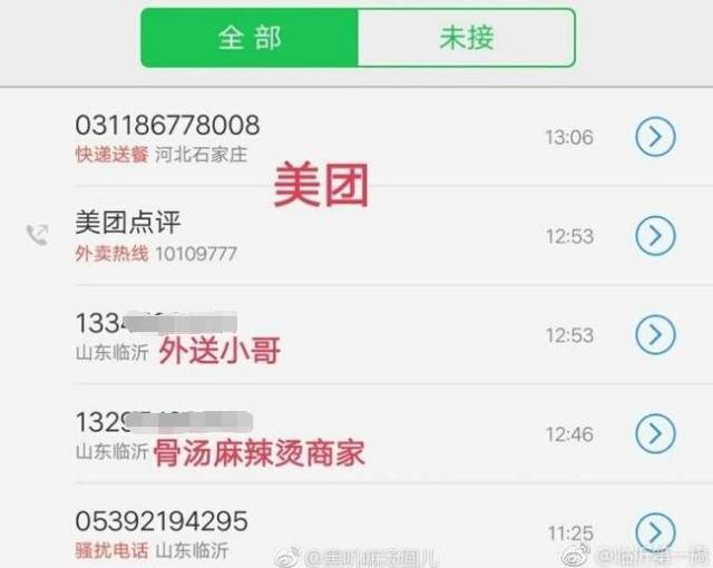 收到美团外卖的短信和电话号码是真的吗