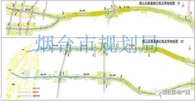 项目位置:塔山北路东起莱山区观海路,西至夹河(最新了解到计划调整为