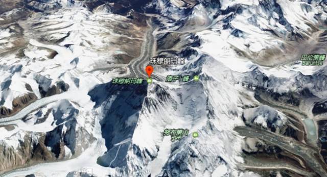 从太空由远到近看世界最高峰,珠穆朗玛峰