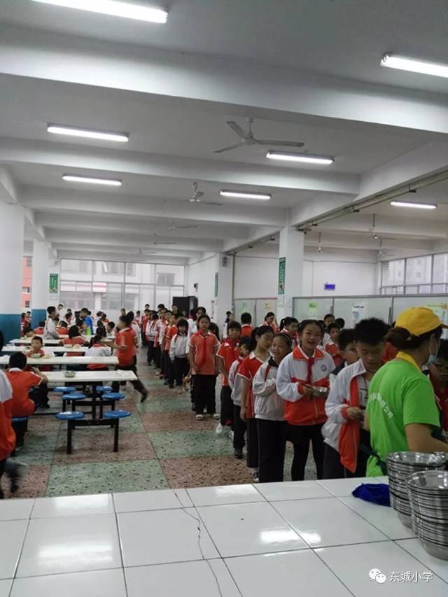 关注食品安全 家校共建平安食堂——东城小学食堂开放