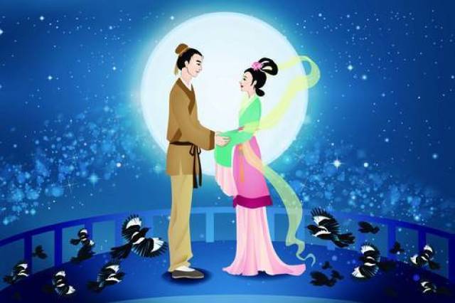 与相爱的人相守是最幸福的事,牛郎织女一年却只能见一次,所以请珍惜.