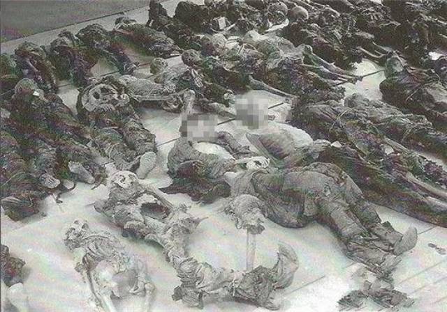 掌上历史1945年一支日军躲在地堡里不肯投降苏联人直接灌汽油