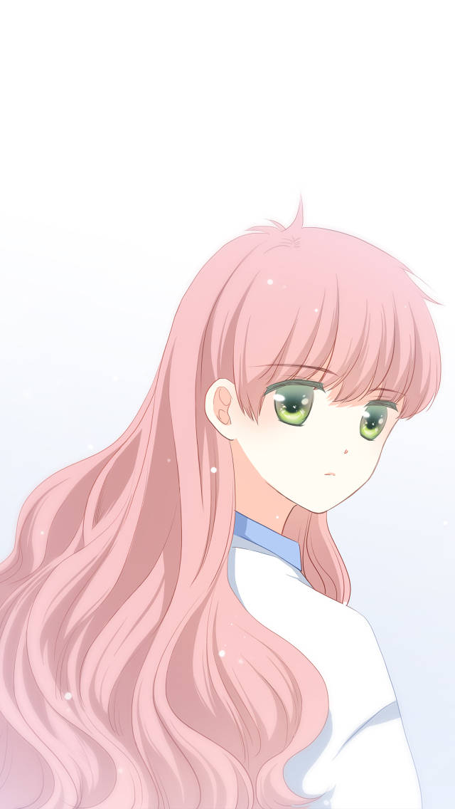 一组《怦然心动》漫画壁纸,身穿情侣装的江应怜和狄淇