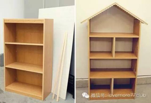 想要什么爸爸diy!旧家具改造小书架