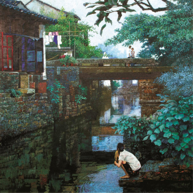 画布上的江南心境:读李正明油画《江南水乡系列》