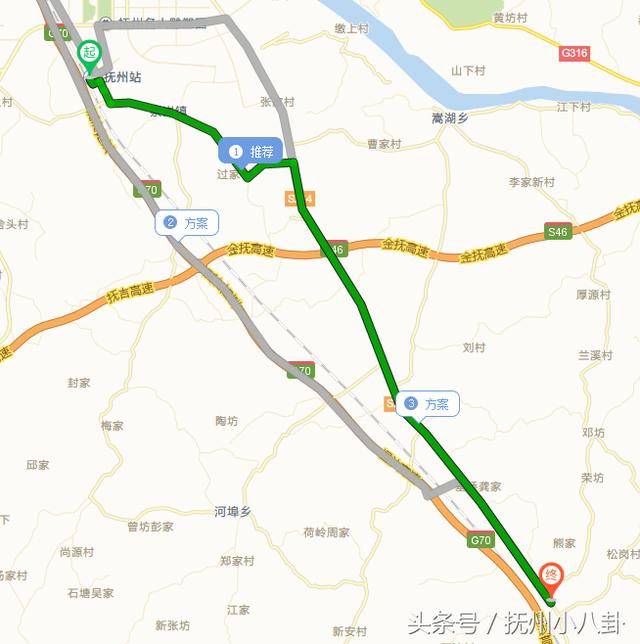 刚刚前面说到,吉抚武铁路 途径吉水县,永丰县,乐安县,崇仁县,抚州市区