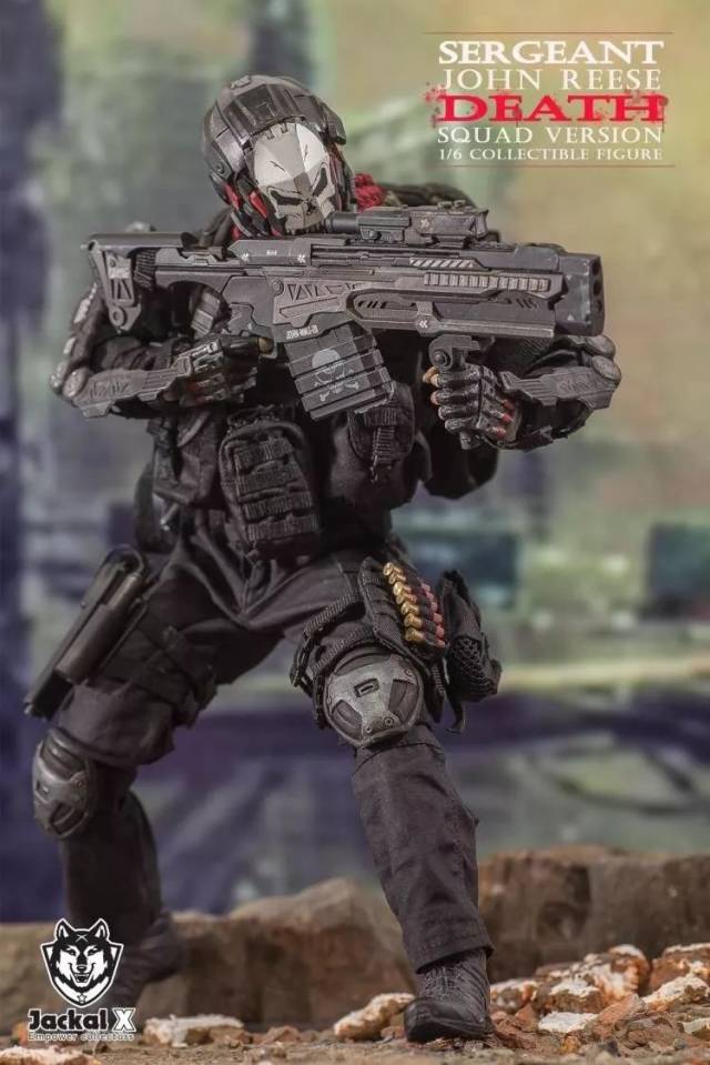 新品预定 jackalx jx002 未来科幻军事 sergeant john reese 死亡小队