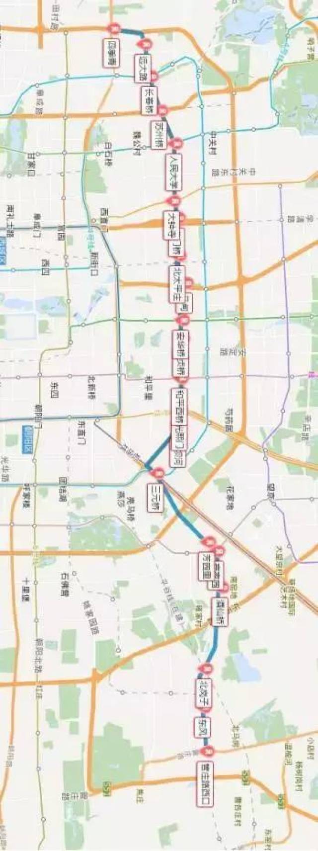 依北京目前在建的地铁线路看,共有12条.