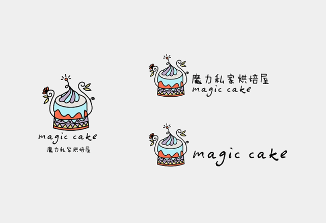 logofree分享:魔力私家烘焙品牌logo设计