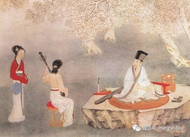 古人出游带着的是古琴和瑟