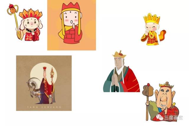 三度少儿美术:西游记系列人物作品展示