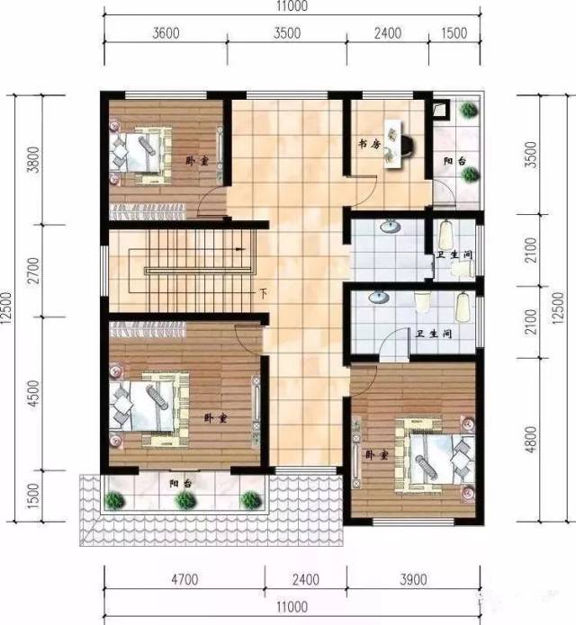 堂哥建造的11x12米二层精致农村小别墅,造价才17万,布局非常合理!