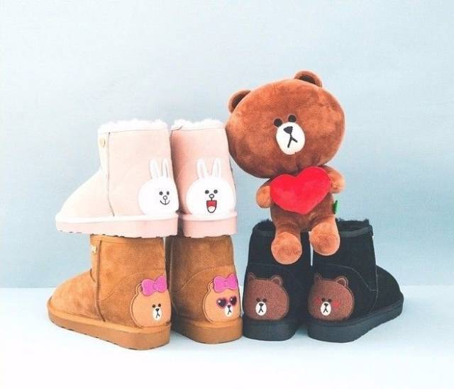 line friends x grace gift 联名推出超可爱鞋履系列,从平时舒适的单