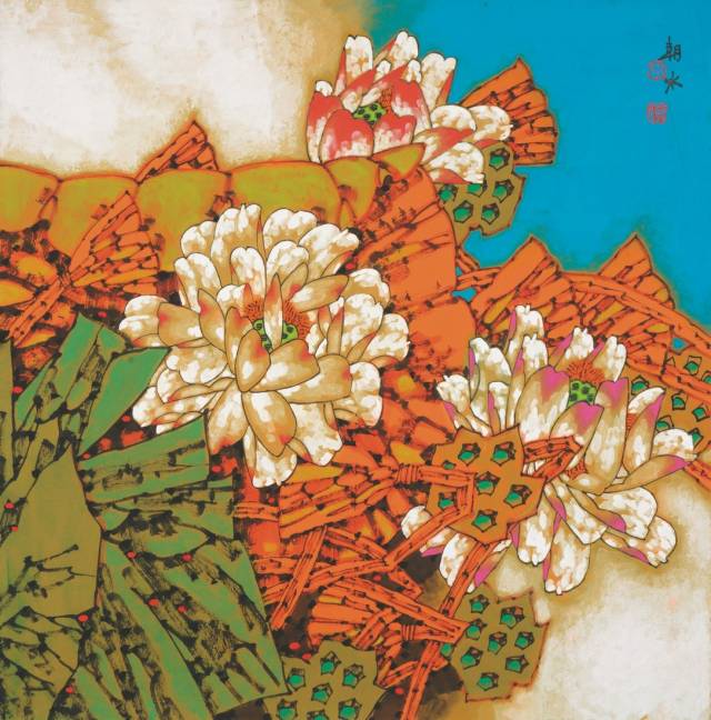 梦幻色彩 现代风格-著名画家胡朝水作品赏析